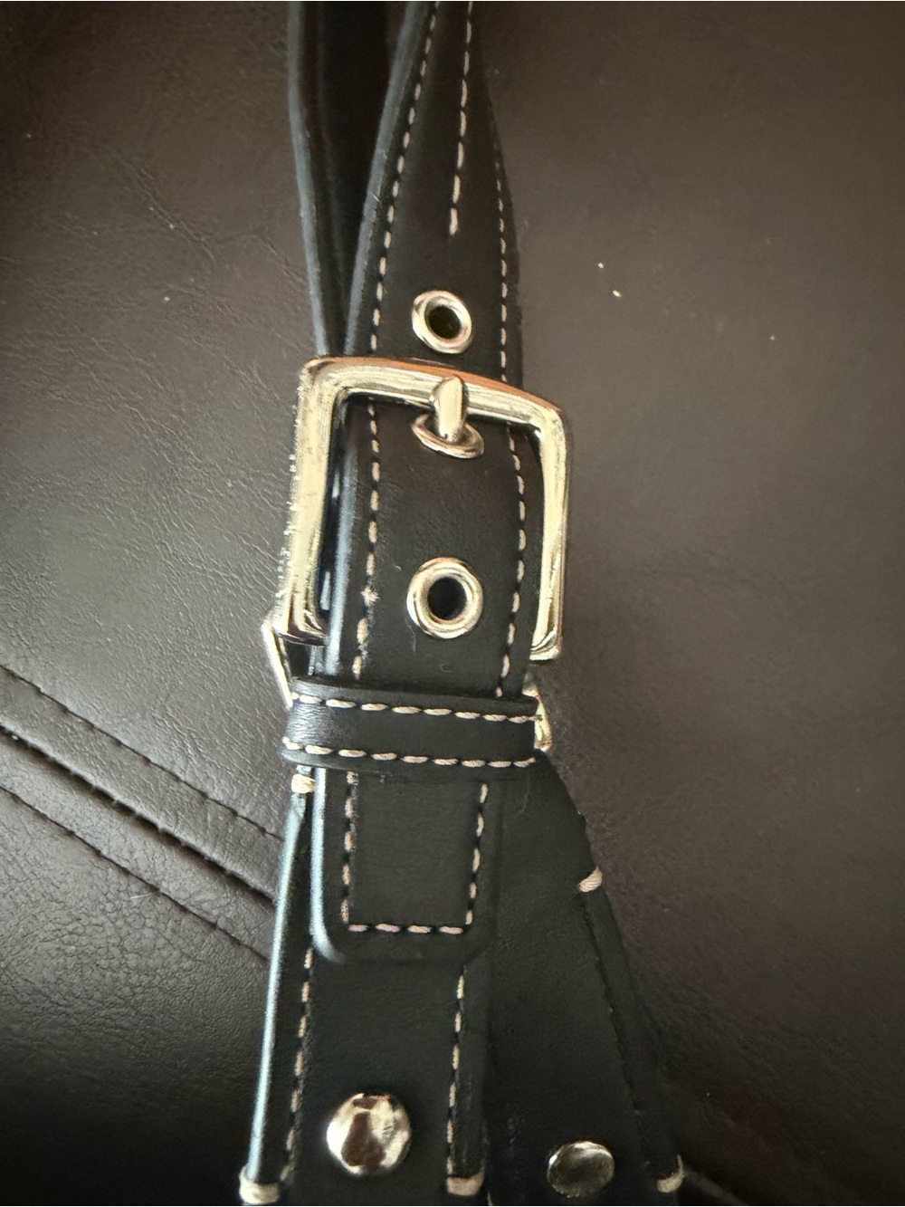 Coach Black and Gray Signature Tote with Leather Straps - Picture 3 of 15